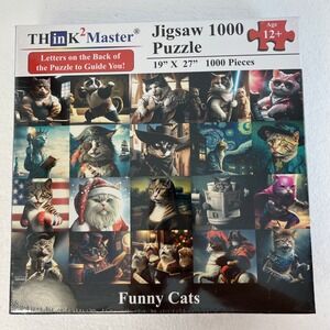 THinK2Master Jigsaw Puzzle‎ 1000 Pieces Funny Cats